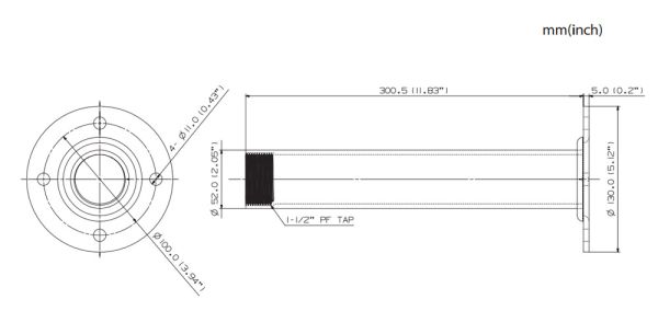 Потолочный кронштейн для купольных видеокамер Wisenet SBP-300CM