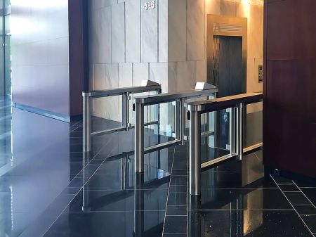 Боковой модуль распашного турникета Cominfo EasyGate SG 1000-S-1W