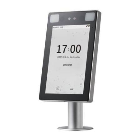 Антивандальный уличный терминал распознавания лиц ZKTeco ProFaceX [CH] (EM) с кронштейном крепления на турникет