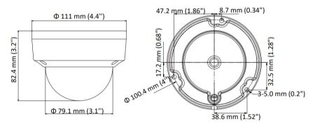 Антивандальная HD-TVI видеокамера 5 Мп HikVision DS-2CE57H8T-VPITF (6 мм) Антивандальная HD-TVI видеокамера 5 Мп HikVision DS-2CE57H8T-VPITF (6 мм)