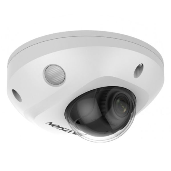 Миникупольная IP-видеокамера ColorVu 2Мп HikVision DS-2CD2527G2-LS(C) (2.8 мм) с AcuSense и LED-подсветкой