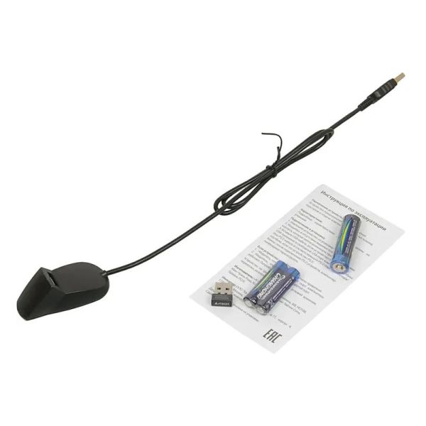 Клавиатура и мышь A4TECH 7100N, USB, беспроводной, черный
