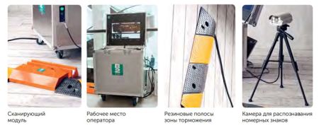 Мобильная система досмотра днищ автотранспорта B2scan DD-M