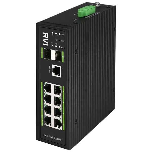 PoE-коммутатор RVi-1NSIM8GP-2S управляемый L2 сетевой