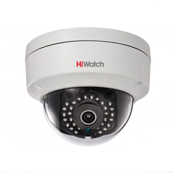 Антивандальная IP-видеокамера 1.3Мп HiWatch DS-I122 (4 мм) с ИК-подсветкой до 15 м