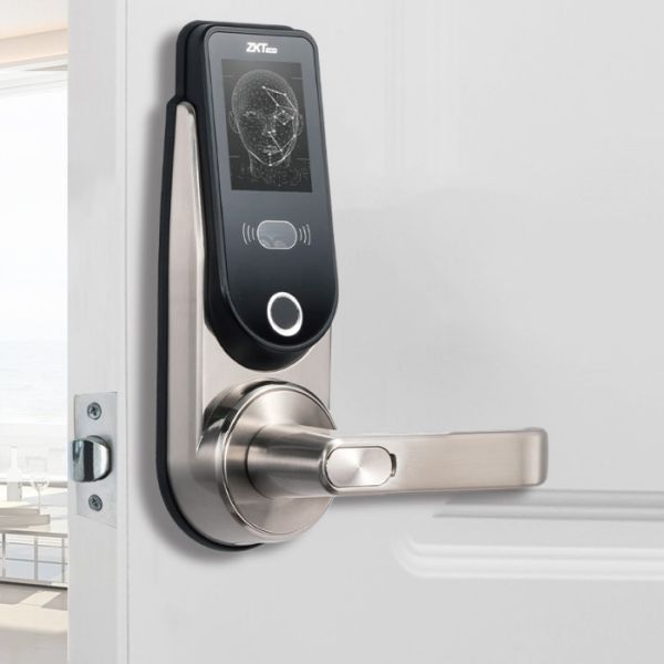 Замок биометрический ZKTeco HBL100-Z (ZigBee) с распознаванием лиц, отпечатков и Mifare карт Замок биометрический ZKTeco HBL100-Z (ZigBee) с распознаванием лиц, отпечатков и Mifare карт