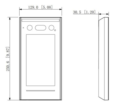 Биометрический терминал доступа AI Dahua DHI-ASI7213X с распознаванием лиц и УРВ