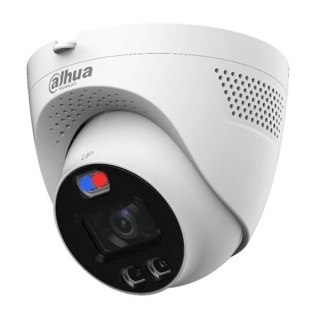 Уличная HD-CVI видеокамера Full-color 5Мп Dahua DH-HAC-ME1509TQP-A-PV-0280B-S2 с сиреной и стробоскопом