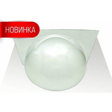 Зеркало безопасности купольное DetexLine 600 мм 1/2 полусферы