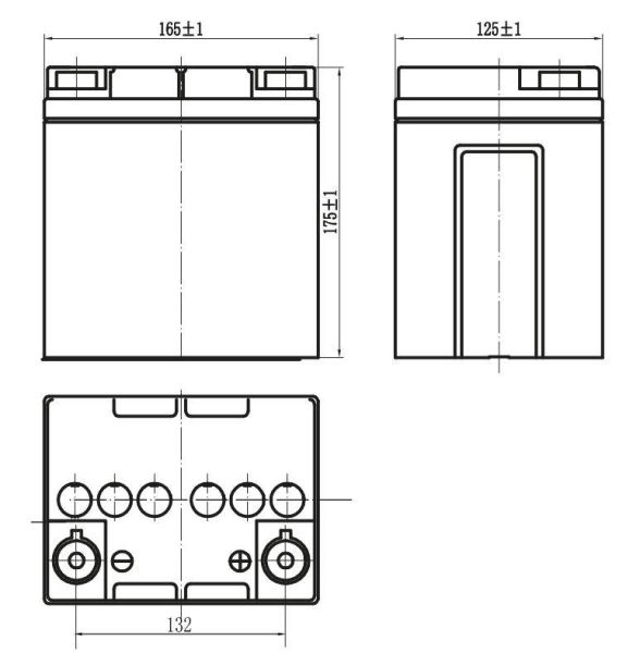 Аккумулятор Etalon VISION CP12280SX (12В 28 А∙ч)