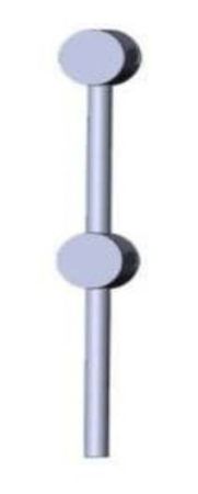 Столб концевой ОПП-42.2.01 для перильного ограждения Столб концевой ОПП-42.2.01 для перильного ограждения