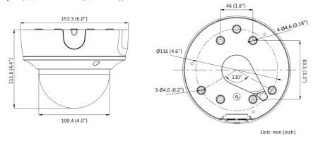 Уличная IP-камера 8Мп Hikvision DS-2CD3786G2T-IZS (2.7-13.5 мм) с EXIR-подсветкой до 40м