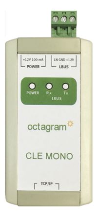 Конвертер TCP/IP для контроллера А1 Octagram CLEM, до 255 контроллеров на шину LBUS.