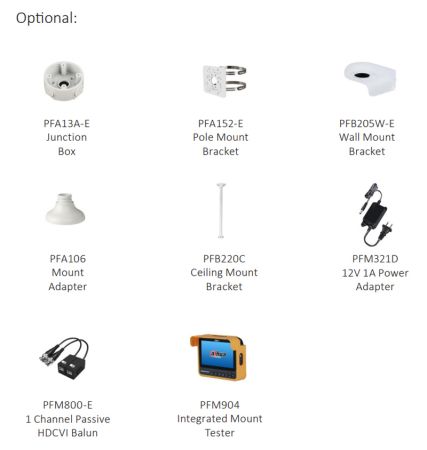 Уличная HD-CVI видеокамера 2Мп Dahua DH-HAC-T2A21P-0360B