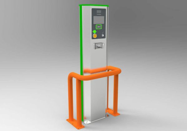 Въездная стойка ParkStyle PS-В3 (на профиле) на билетах