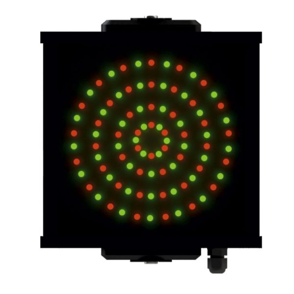 Светофор светодиодный односекционный Инфопаркинг ИС-1/12/Зелёный+Красный, 145 мм