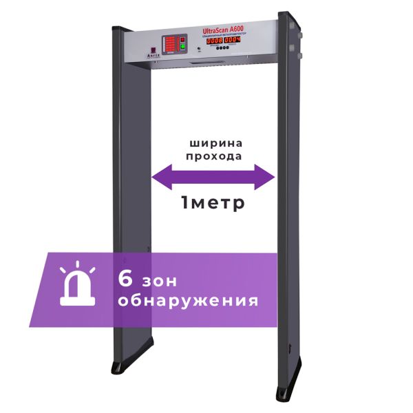 Арочный металлодетектор UltraScan A600 (ширина прохода 1000 мм)