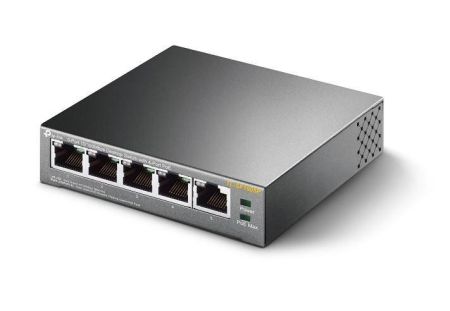 Коммутатор настольный 5-портовый TP-Link TL-SF1005P, с 4 портами PoE Коммутатор настольный 5-портовый TP-Link TL-SF1005P, с 4 портами PoE