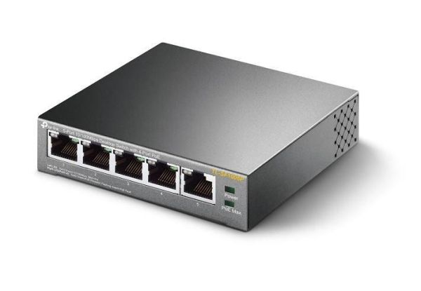 Коммутатор настольный 5-портовый TP-Link TL-SF1005P, с 4 портами PoE