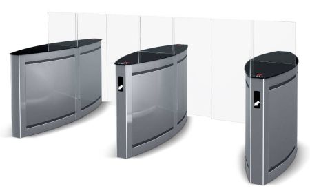 Центральный модуль раздвижного турникета PERCo STD-02.900 "Скоростной проход" со створками 900 мм