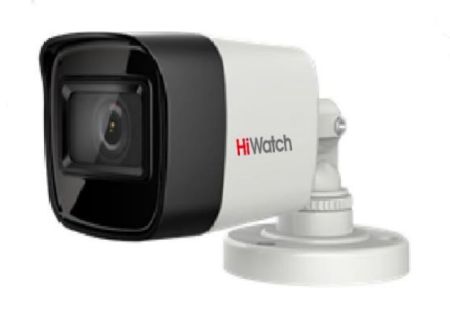 Цилиндрическая 8Мп HD-TVI видеокамера HiWatch DS-T800(B) (2.8 мм)