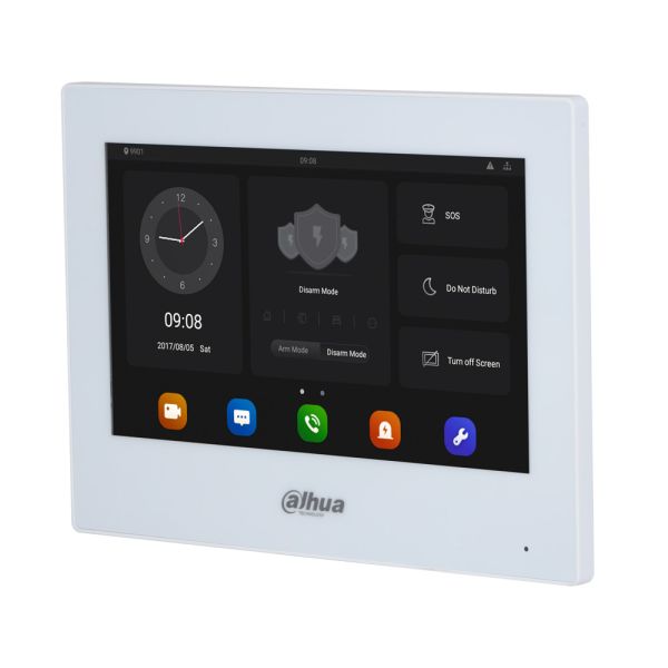 IP-видеодомофон сенсорный 7" Dahua DHI-VTH5321GW-W, на Android