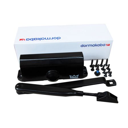 Доводчик дверной dormakaba TS77 EN3 c рычагом ФОП, серебро