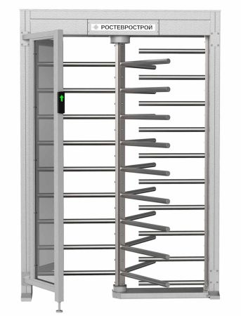 Турникет уличный полноростовой 3-х лопастной со стеклом Ростов-Дон ПР1ЛС/3М2 У