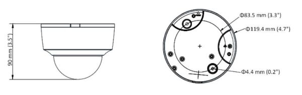 Антивандальная IP-видеокамера 8Мп HikVision DS-2CD2185G0-IMS (2.8 мм) с HDMI выходом