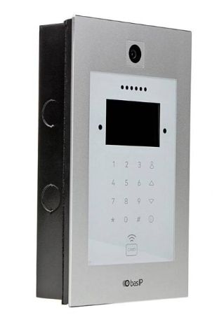 Вызывная видеопанель Bas-IP AA-11B многоабонентская с мобильным доступом и считывателем карт