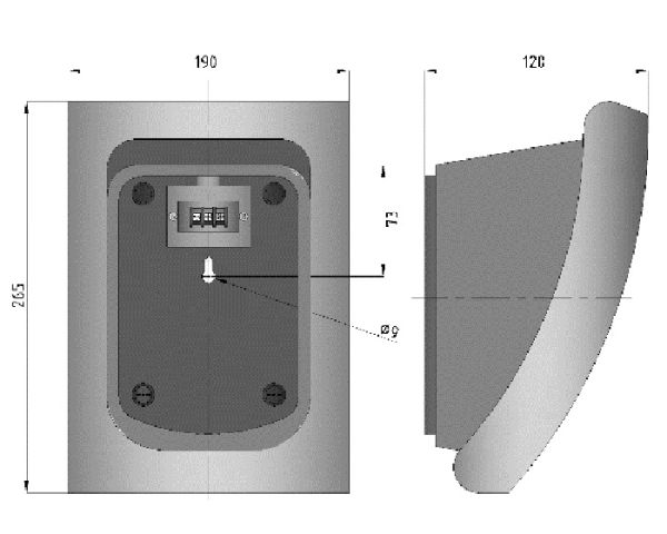 Оповещатель пожарный АСШ-10-30/100 (НП2) речевой