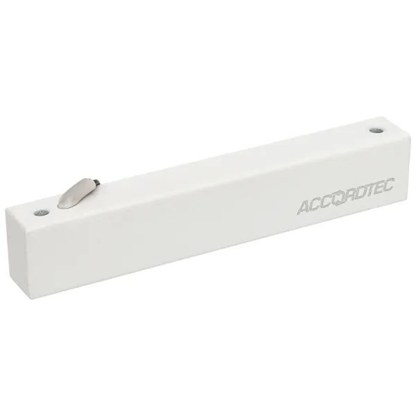 Электромагнитный замок AccordTec ML-100K с планкой, белый