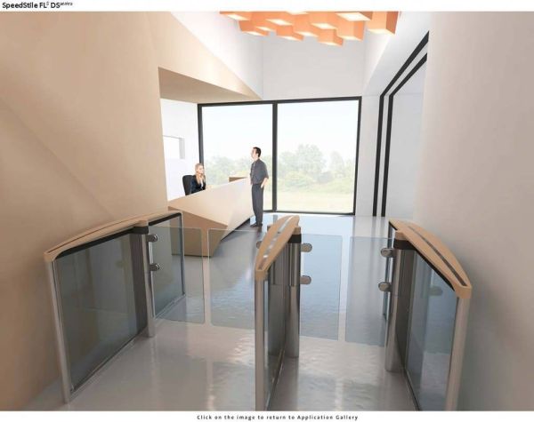 Автоматизированная проходная Gunnebo SpeedStile FLS DS длина 1800 мм