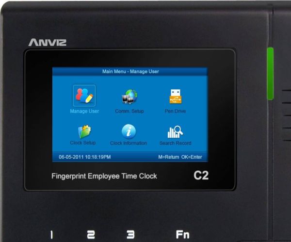 Система учета рабочего времени Anviz C2