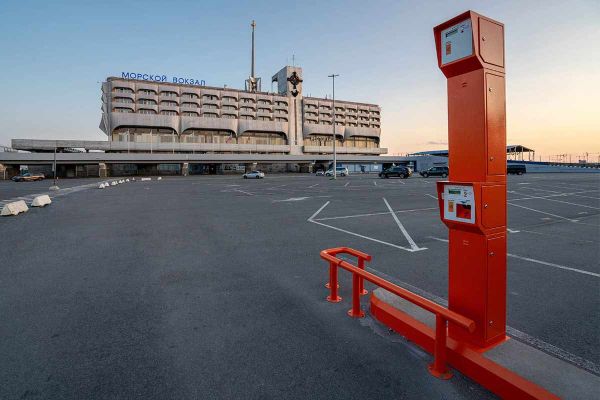 Въездная двухуровневая стойка АП-ПРО 01-2У Бизнес