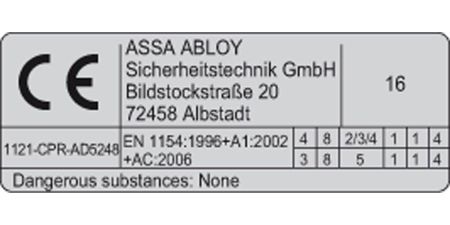 Дверной доводчик Assa Abloy DC140 (без тяги)