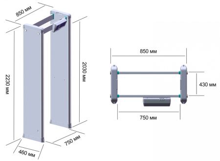 Арочный металлодетектор Блокпост РС Z 3300 MK