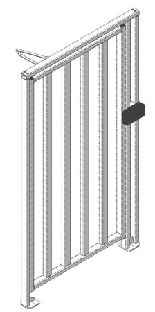 Калитка полноростовая из нержавеющей стали Oxgard К-10-Н (правая) Калитка полноростовая из нержавеющей стали Oxgard К-10-Н (правая)