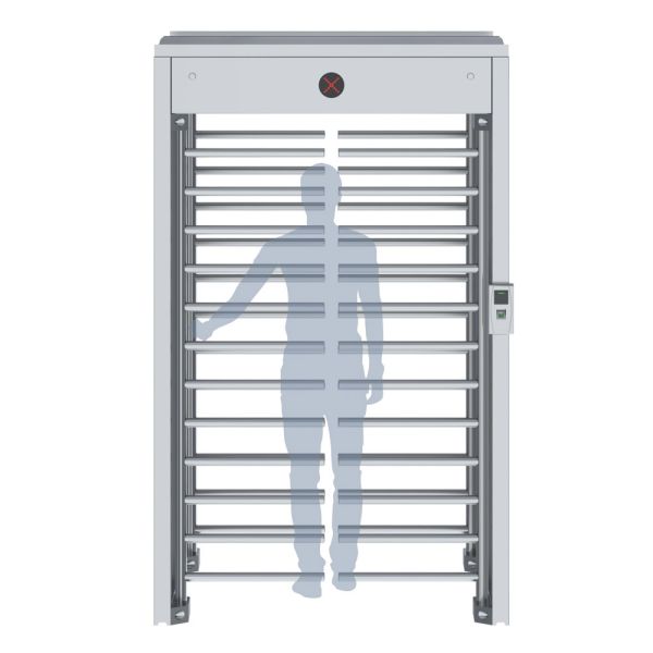 Полноростовой шлюзовой распашной турникет Блокпост Спектр СТ 6