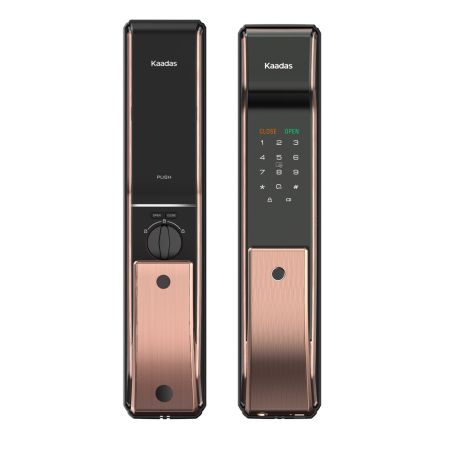 Электронный биометрический замок Kaadas K9-W со встроенным Wi-Fi модулем, медный