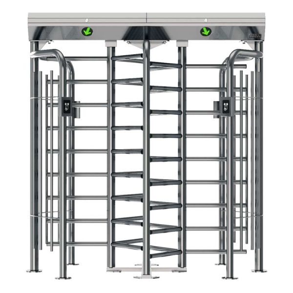 Полноростовой двухпроходной роторный турникет Блокпост РСТ 1400