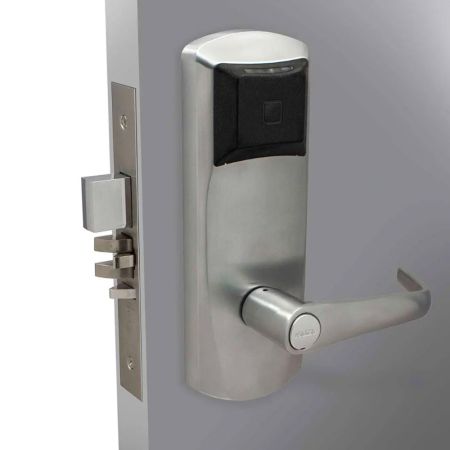 Электронный замок dormakaba Saflok RT Plus ESM, матовая латунь (79PS03012EF30-606)