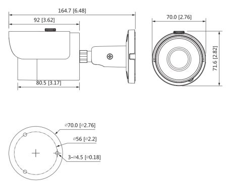 IP-видеокамера уличная 4Мп Dahua DH-IPC-HFW1431SP-0280B-S4