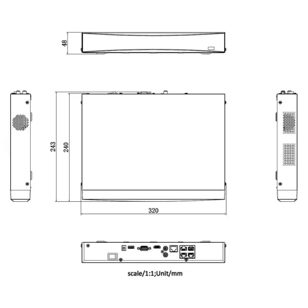 Видеорегистратор PoE 4-канальный iFlow F-NR-204EX Видеорегистратор PoE 4-канальный iFlow F-NR-204EX