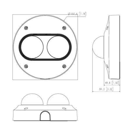 Видеомодуль Wisenet SLA-2M3602D 2Мп f=6,0 мм для камеры PNM-7002VD