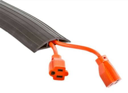 Гибкий кабель-канал ГКК 1-16, резина (1 канал 20х8 мм)