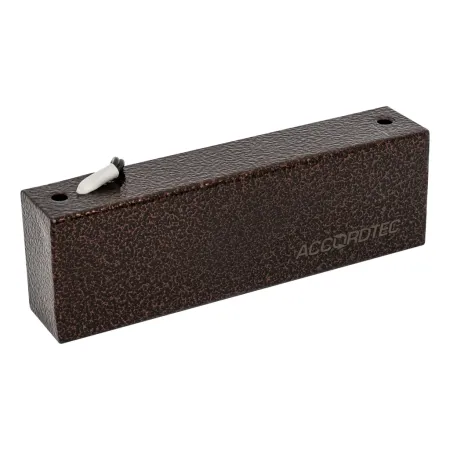 Электромагнитный замок AccordTec ML-300KB с уголком, коричневый