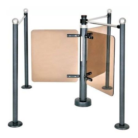 Ограждение для роторного турникета Ростов-Дон ОП-Р ХРОМ прямое