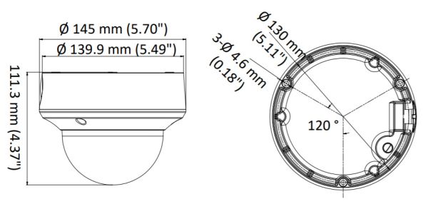 Антивандальная HD-TVI видеокамера 2Мп HikVision DS-2CE5AD3T-VPIT3ZF (2.7-13.5 мм)