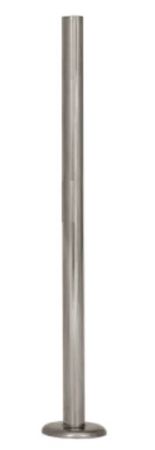 Стойка ограждения быстросъемная ОБ1/0-0 ХРОМ (без муфт)